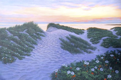 Framed After Glow Dunes Print