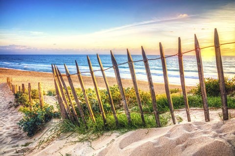 Framed Glow At Sunset Print