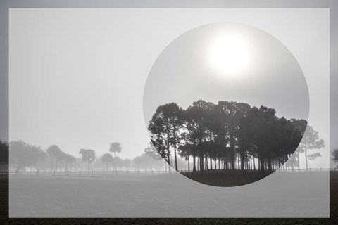 Framed Sunrise Circles Print