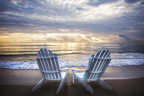 Framed Rush Hour in Paradise Print