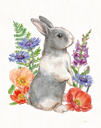 Framed Sunny Bunny IV FB Print