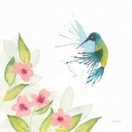 Framed Flit IV Print