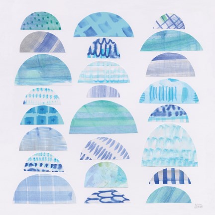 Framed Half Moon Abstract III Print