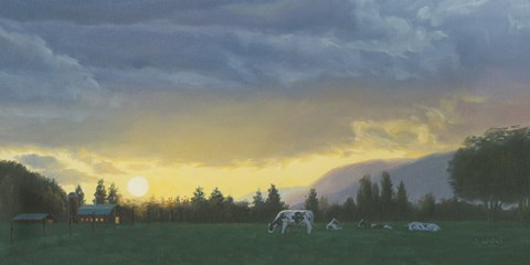 Framed Farm Life II Print