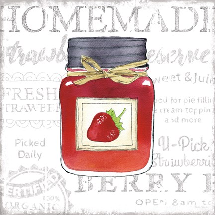 Framed Canning Kitchen I Print