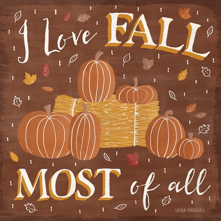 Framed Autumn Enchantment V Print