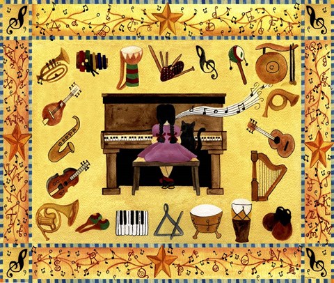 Framed Make a Joyful Sound Unto the Lord Lang Print