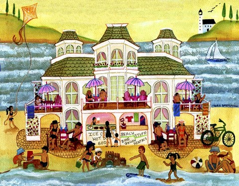 Framed Beach Vacation Print