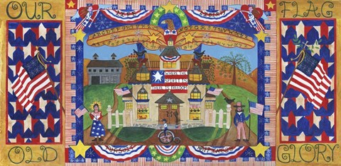 Framed Life Liberty And The Pursuit Of Happiness Print