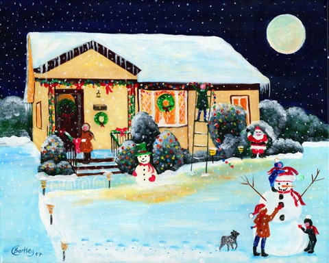 Framed Christmas Time Print