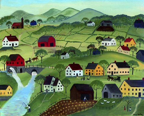 Framed Countryside Print