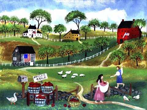 Framed Apples 4 Sale Print