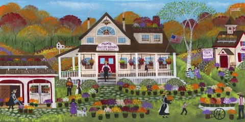 Framed Mum's Guest House Print