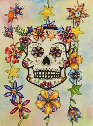 Framed Estrellas Print