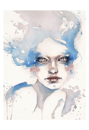 Framed In The Shallows (Water Nymph) Print