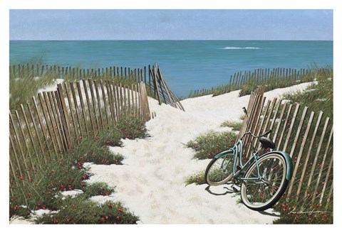 Framed Beach Cruiser Print