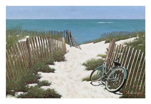 Framed Beach Cruiser Print