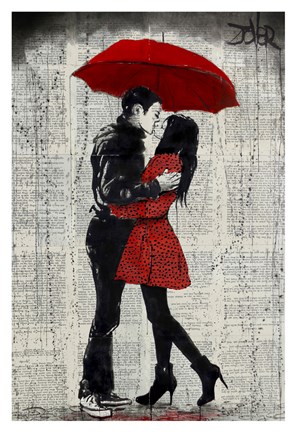 Framed Rain Kisses Print