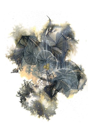Framed Fire of Light Print