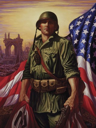 Framed Liberty Print