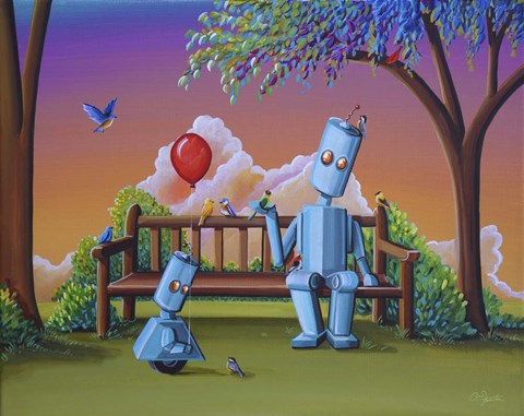 Framed Making Friends Print