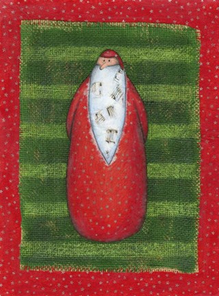 Framed Santa II Print