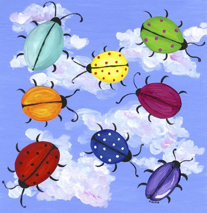 Framed Buggie Sky Print