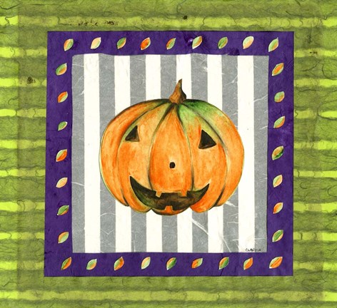 Framed Jack o Lantern II Print