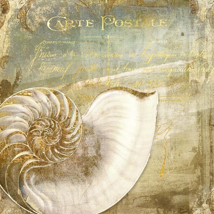 Framed Golden Sea I Print