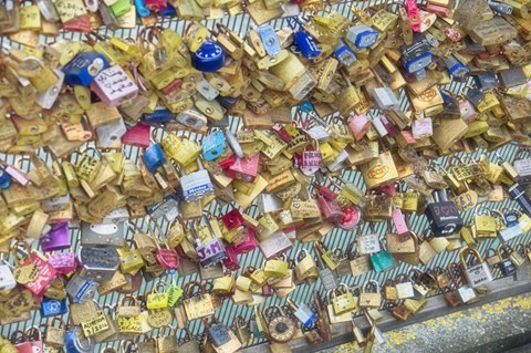 Framed Love Locks Print