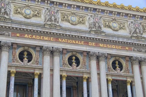 Framed Opera Garnier Detail II Print