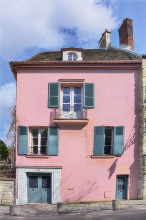 Framed Renoir House Print