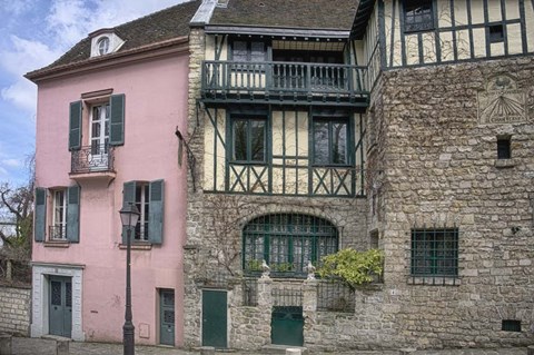 Framed Rue de L&#39;Abreuvoir II Print