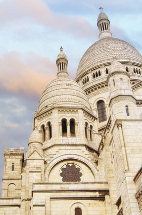 Framed Sacre-Coeur At Sunset Print