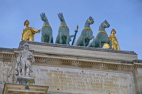 Framed Triumphal Chariot Print