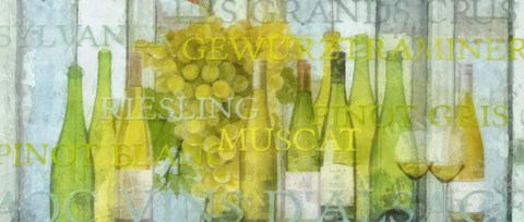 Framed Alsace Wine Print