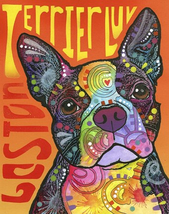 Framed Boston Luv Print