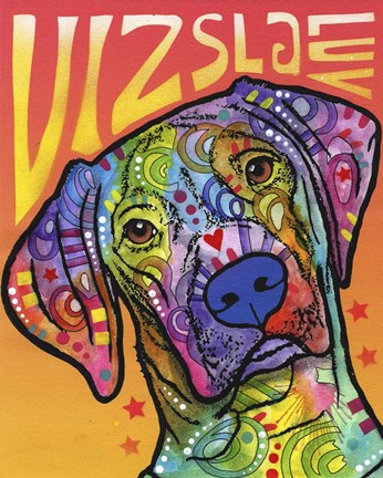 Framed Vizsla Luv Print