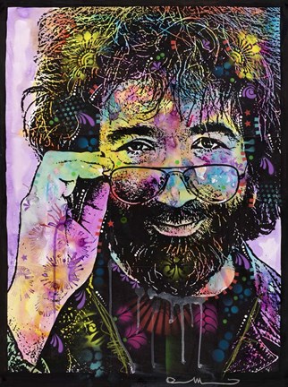 Framed Jerry Garcia 2 Print