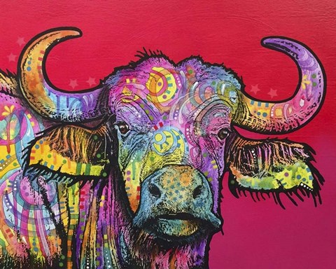 Framed Wildebeest Print