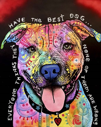 Framed Best Dog Print