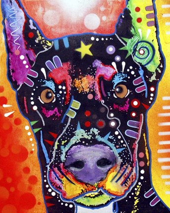 Framed Doberman Print