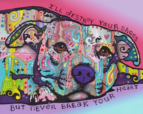 Framed Never Break Your Heart Print