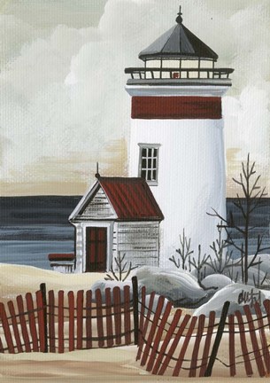 Framed Lighthouse A Print
