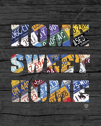 Framed Home Sweet Home Print