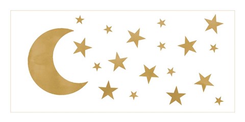 Framed Gold Moon Print