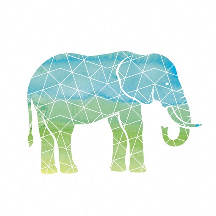 Framed Elephant Print