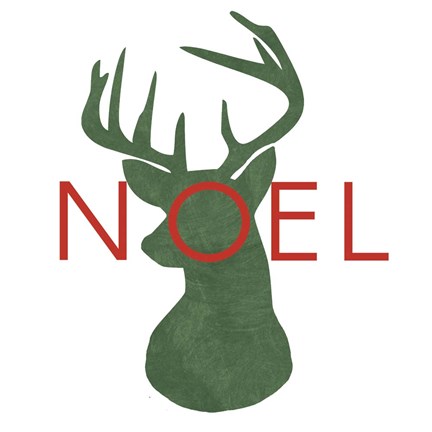 Framed Deer Head Print