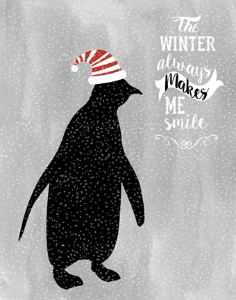 Framed Penguin1 Print