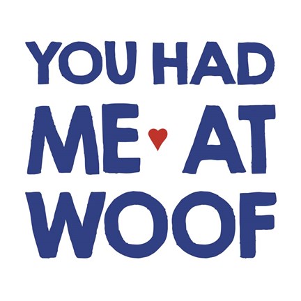 Framed Crazy Woof Print